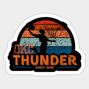 okc thunder Sticker